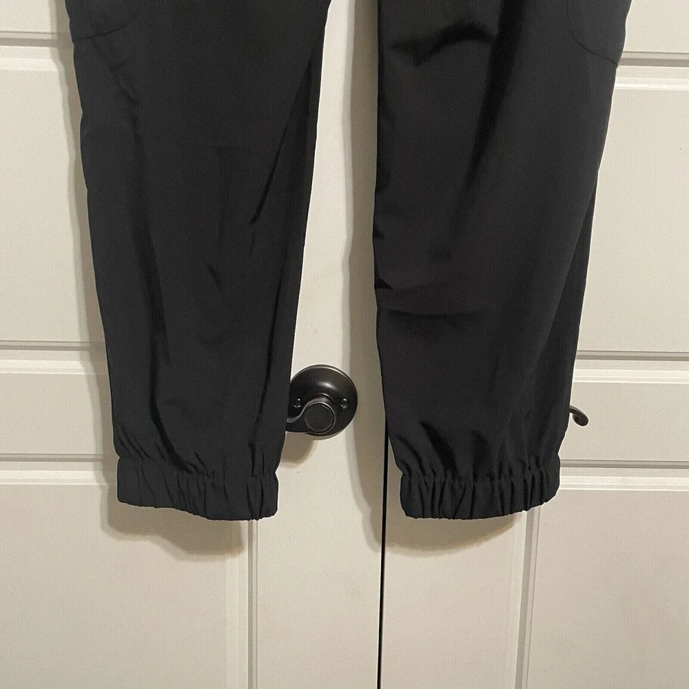Banana Republic Black Dress Pants Womens Casual Trousers Tie Waist Elastic Sz L - Picture 7 of 8